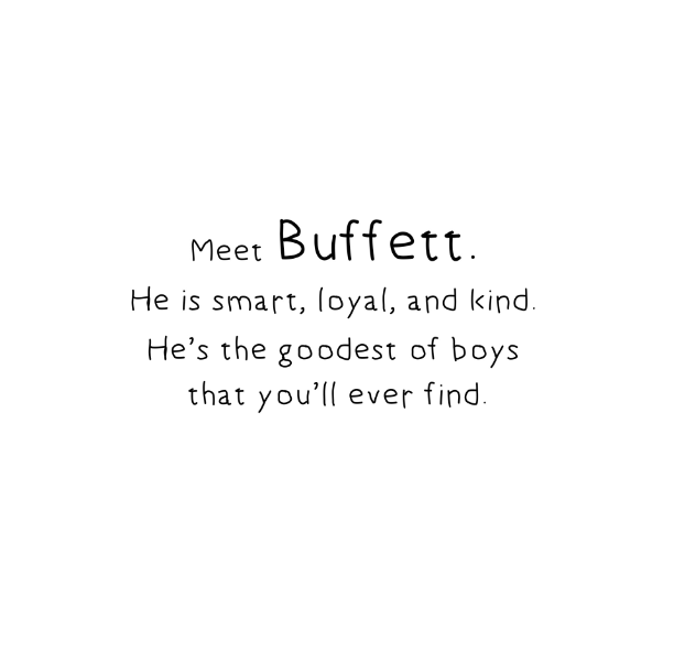 Buffett & His Boy by Lexie Yut
