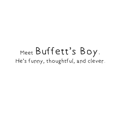 Buffett & His Boy by Lexie Yut