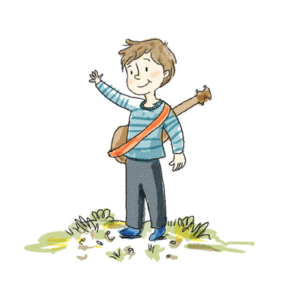 Buffett & His Boy by Lexie Yut